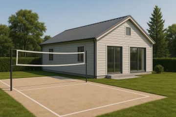 Çelik Villalarda Açık Hava Spor Alanları Tasarlamak