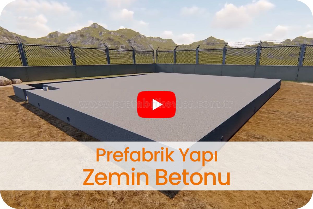 Prefabrik Yapı Zemin Betonu