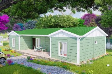 102 m2 3+1 Prefabrik Ev