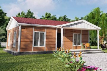 75 m2 2+1 Prefabrik Ev
