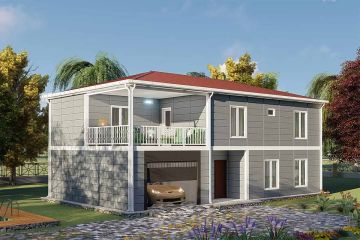 206 m2 3+1 Prefabrik Ev